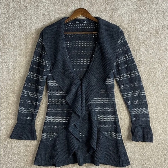 WHBM Sweater Cardigan with Ruffles…Size: Small - Picture 11 of 11